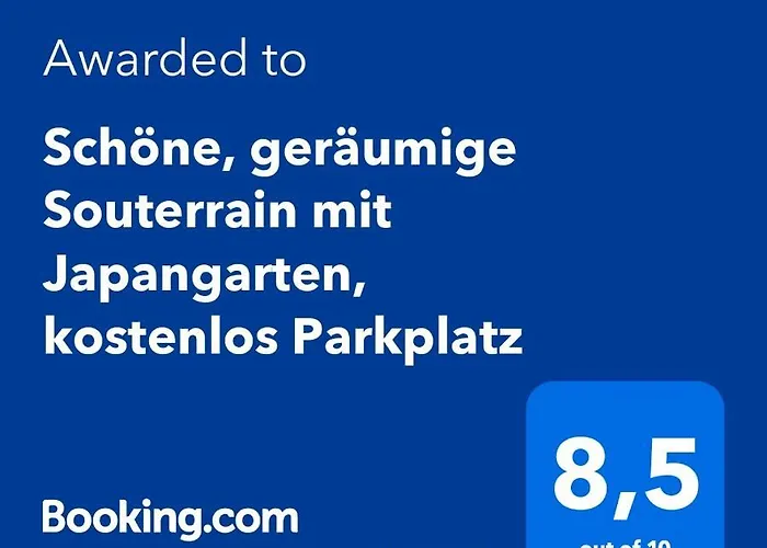 Schoene, Geraeumige Souterrain Mit Japangarten, Kostenlos Parkplatz Apartamento *